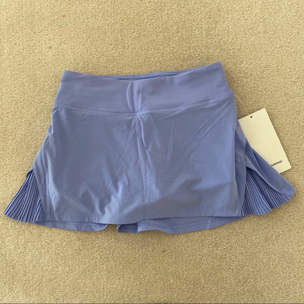 Lululemon Play Off The Pleats Skirt Hydrangea Blue
